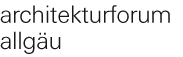 architekturforum allgäu Logo